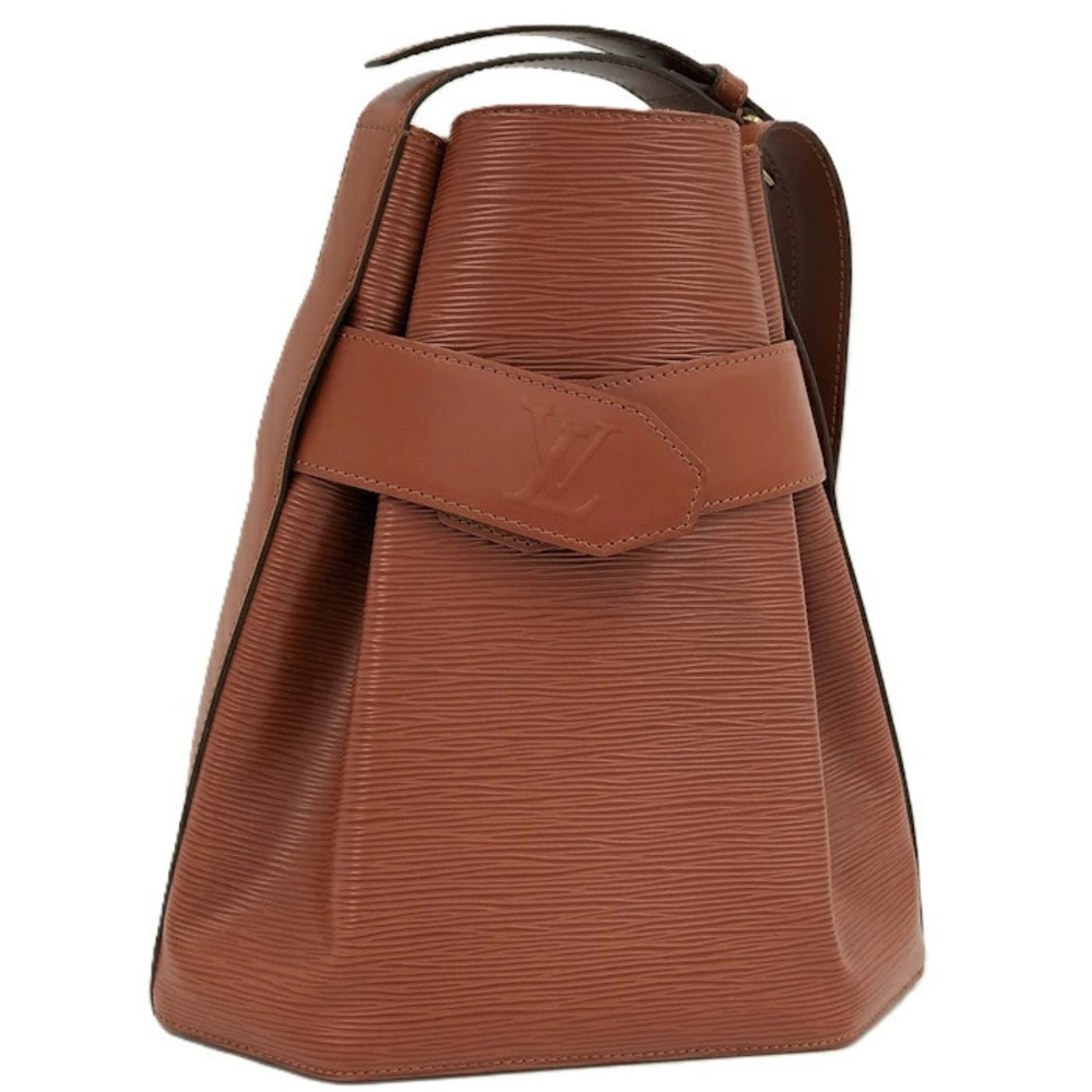 Louis Vuitton Sac Depaule Shoulder Bag Epi Leather Kenya Brown